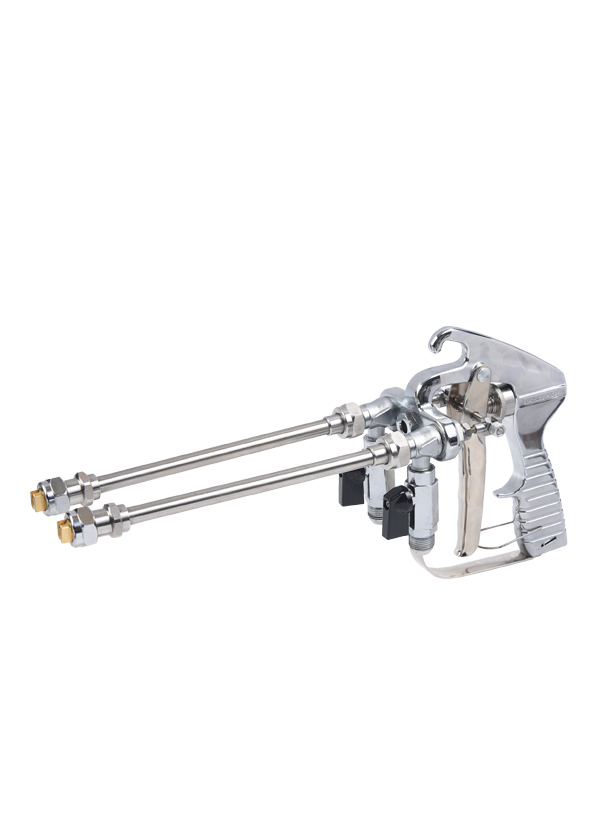 Pistol de pulverizare cu amestecare externă din două componente